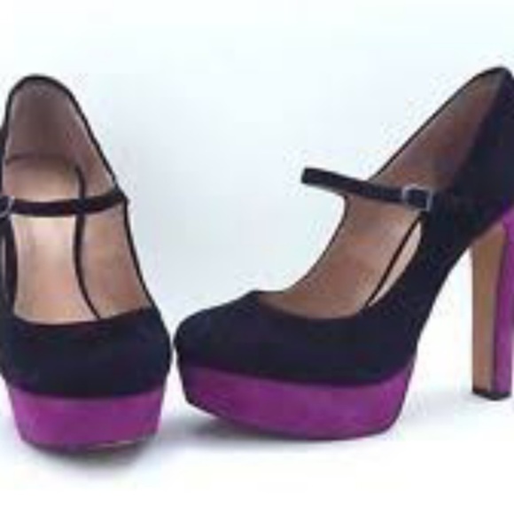 Vince Camuto Jasper Platform Suede Heels - Picture 1 of 5